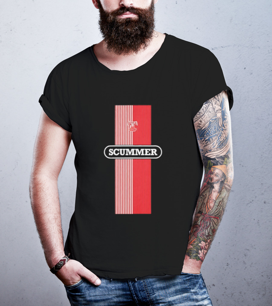 Southampton FC Scummer 85 Red White Stripes T-Shirt