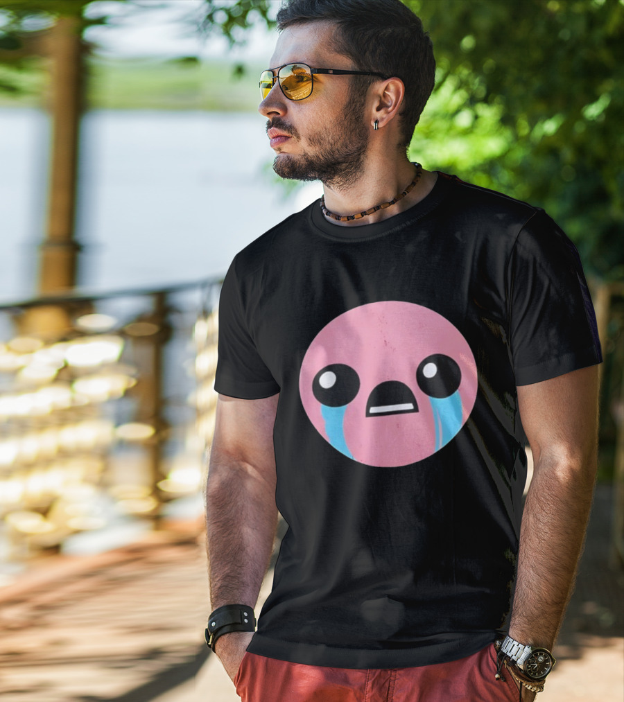 The Binding Of Isaac Crying Pink Face T-Shirt