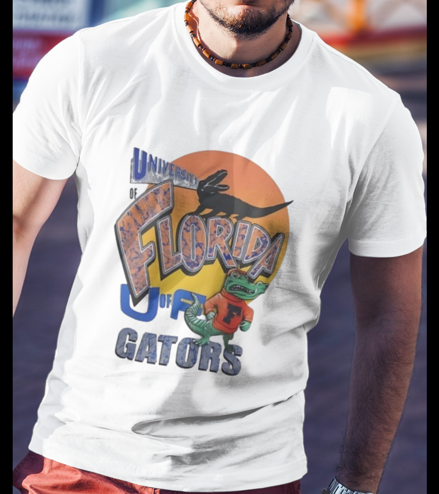 University Of Florida Gators Vintage Sunset Mascot T-Shirt