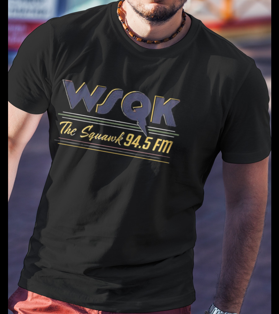 Dustin Henderson WSQK The Squawk 94.6 FM Stranger Things T-Shirt
