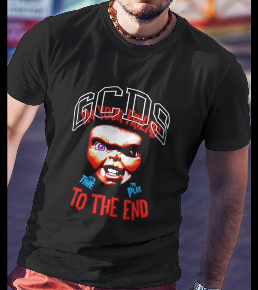 GCDS Chucky To The End I'm Your Friend It's Time To Play T-Shirt