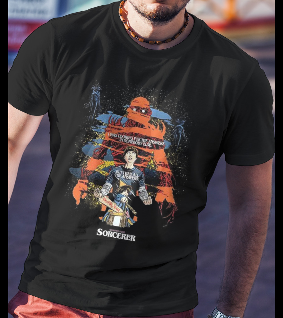 Butcher Billy Stranger Things Season 5 Sorcerer I Was Looking For The Answers In Somebody Else But I Had All The Answers T-Shirt