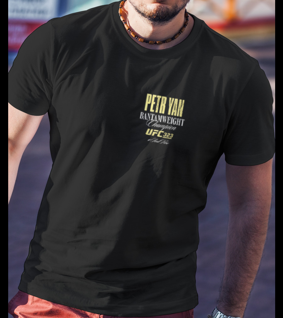 Petr Yan Bantamweight Champion UFC 323 T-Shirt