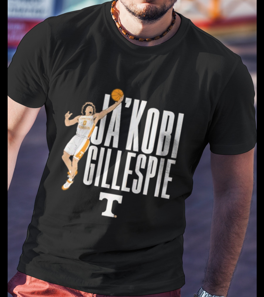 Ja’Kobi Gillespie Tennessee Basketball Pose T-Shirt