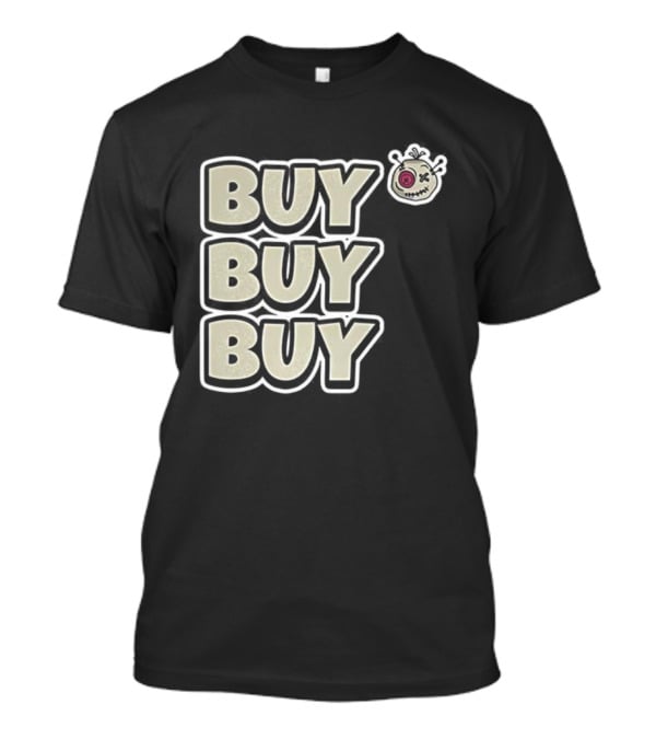 BUY BUY BUY Voodoo Token Eye Design T-Shirt