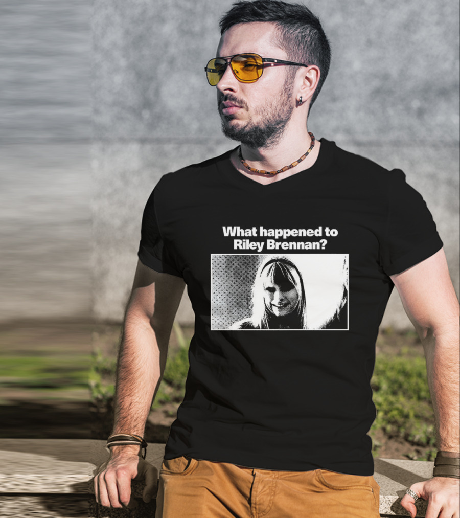 What Happened To Riley Brennan Face Design T-Shirt