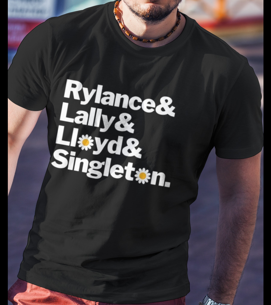 Rylance And Lally And Lloyd And Singleton Flower Accents T-Shirt