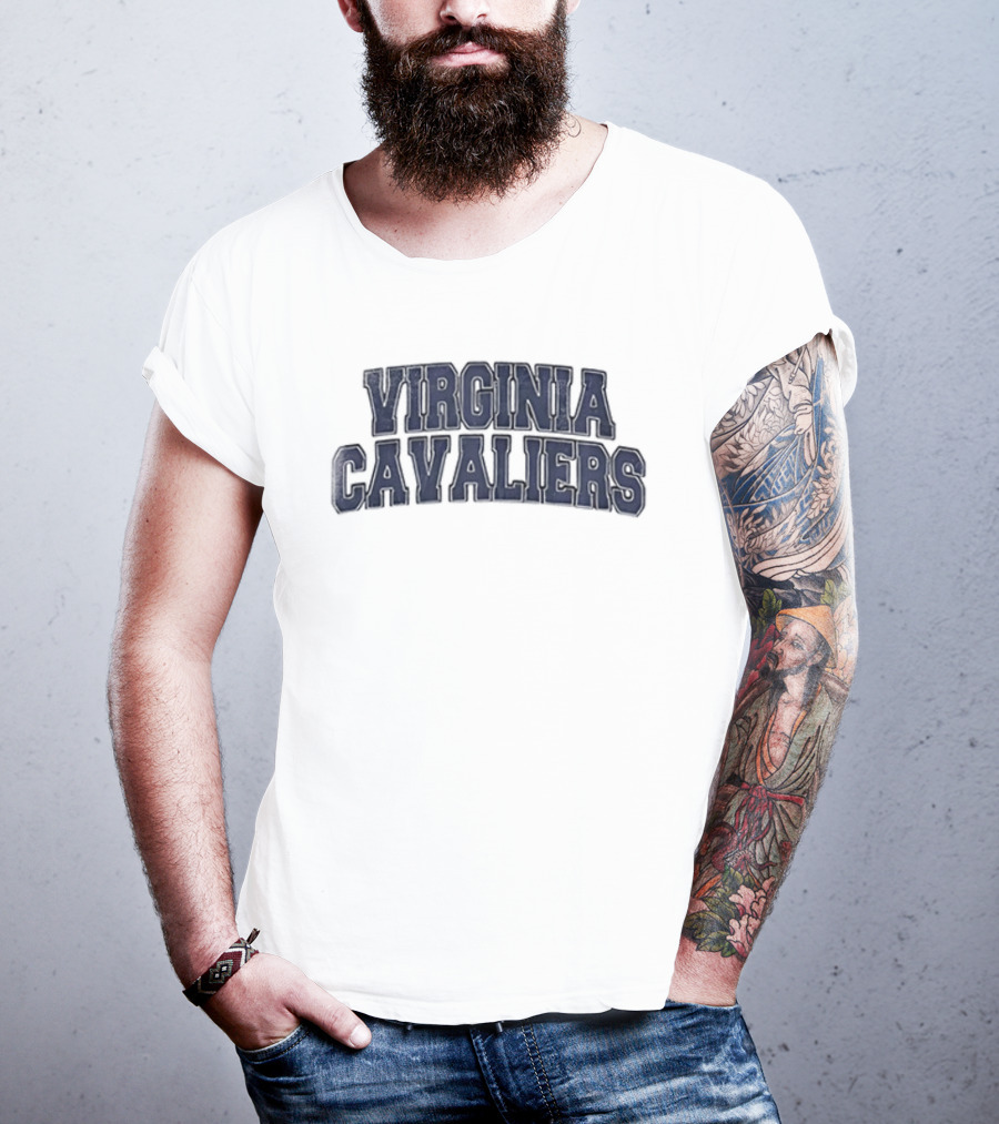 Virginia Cavaliers Heart On My Sleeve Fire In My Soul T-Shirt