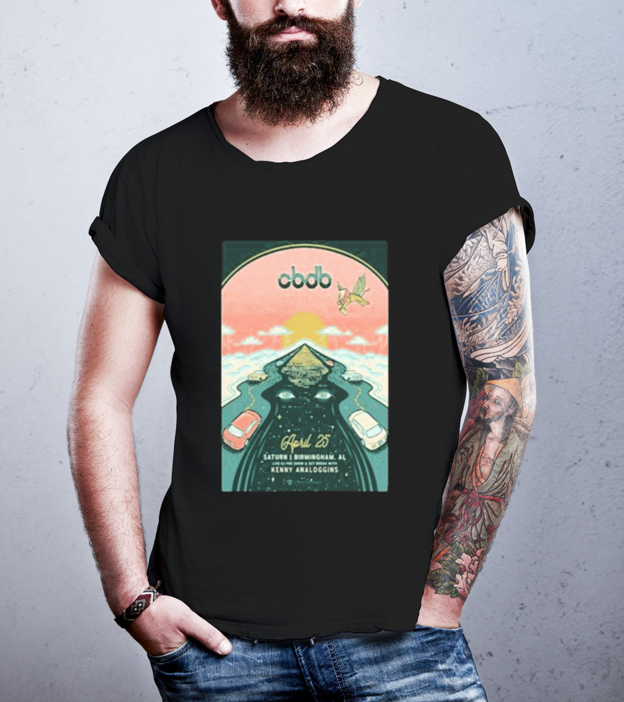 CBDB April 25 Saturn Birmingham AL With Kenny Analoggins T-Shirt