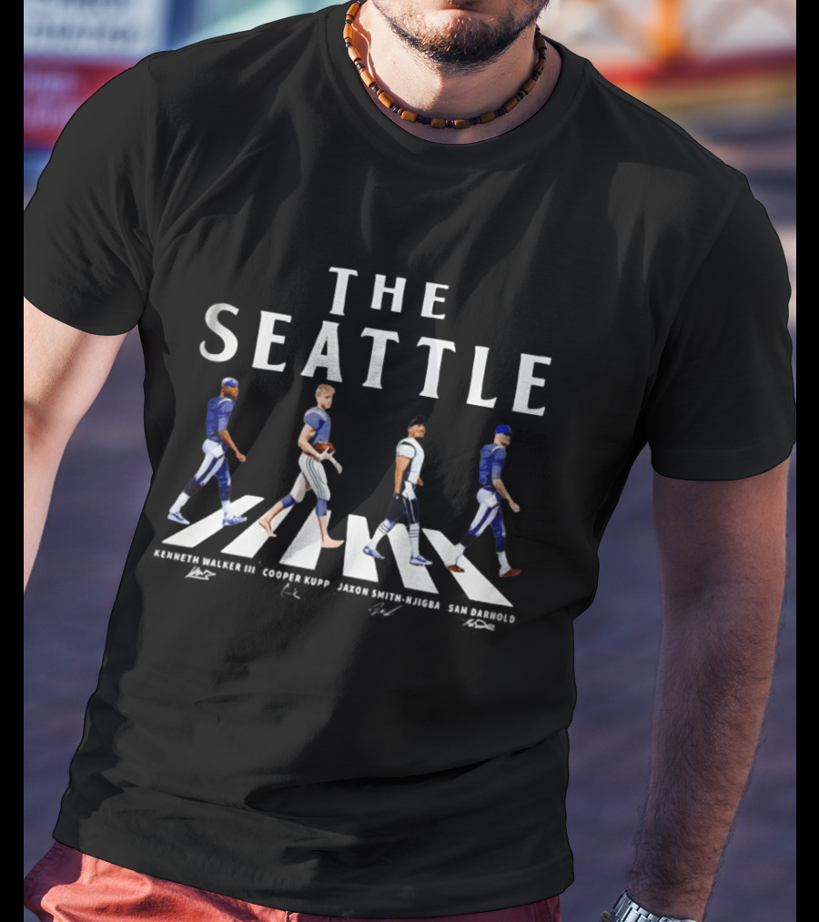 Kenneth Walker III Cooper Kupp Jaxon Smith Njigba Sam Darnold The Seattle T-Shirt