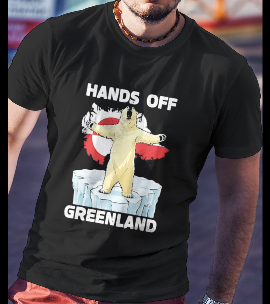 Hands Off Greenland Polar Bear On Iceberg T-Shirt
