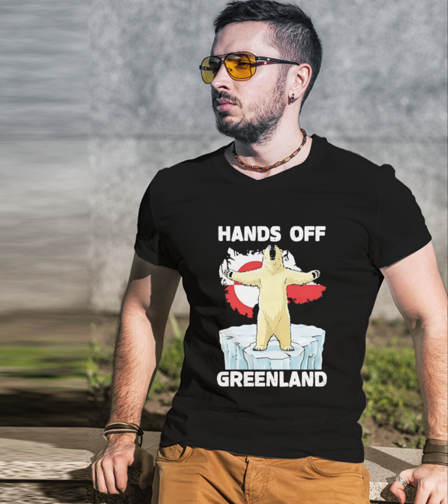 Hands Off Greenland Polar Bear On Iceberg T-Shirt