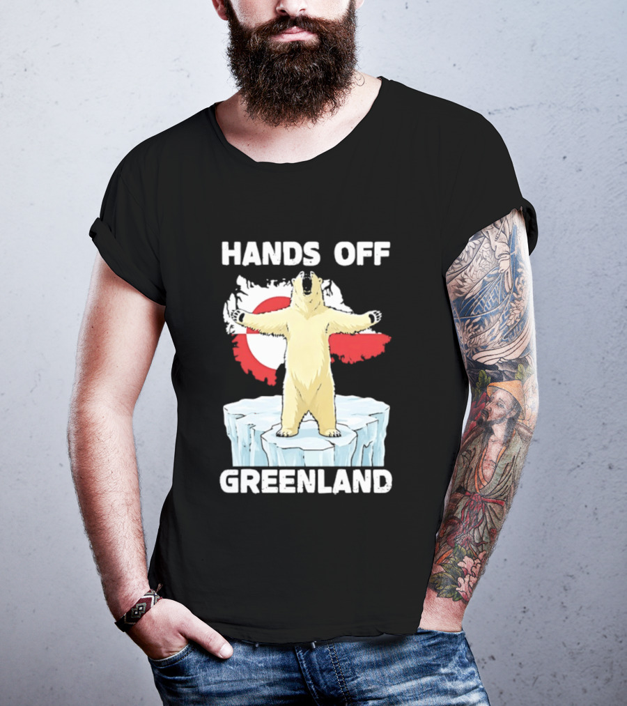 Hands Off Greenland Polar Bear On Iceberg T-Shirt