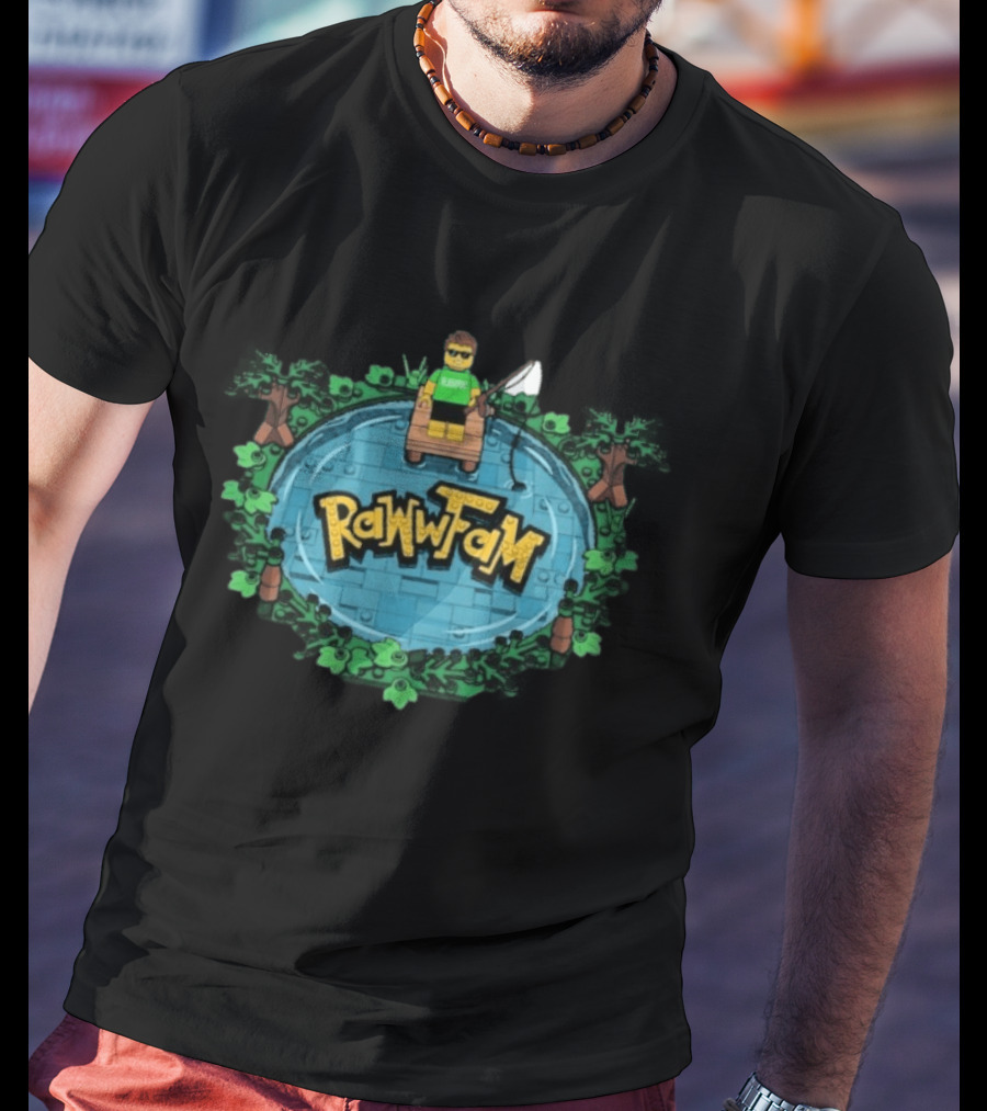 RAWWFAM Franklin's Pond Fishing Adventure T-Shirt