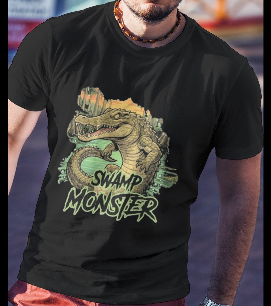 RAWWFISHING Swamp Monster Gator T-Shirt