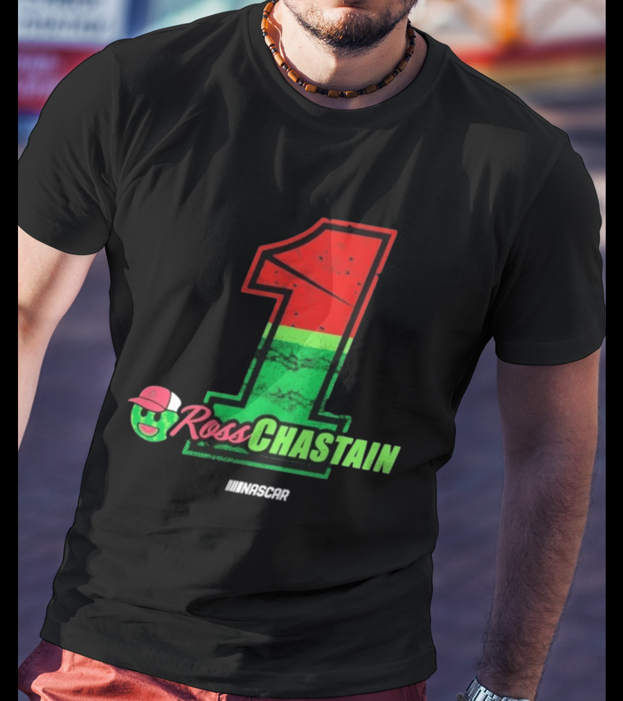 Ross Chastain Melon Man 1 NASCAR Racing Fan Merch T-Shirt