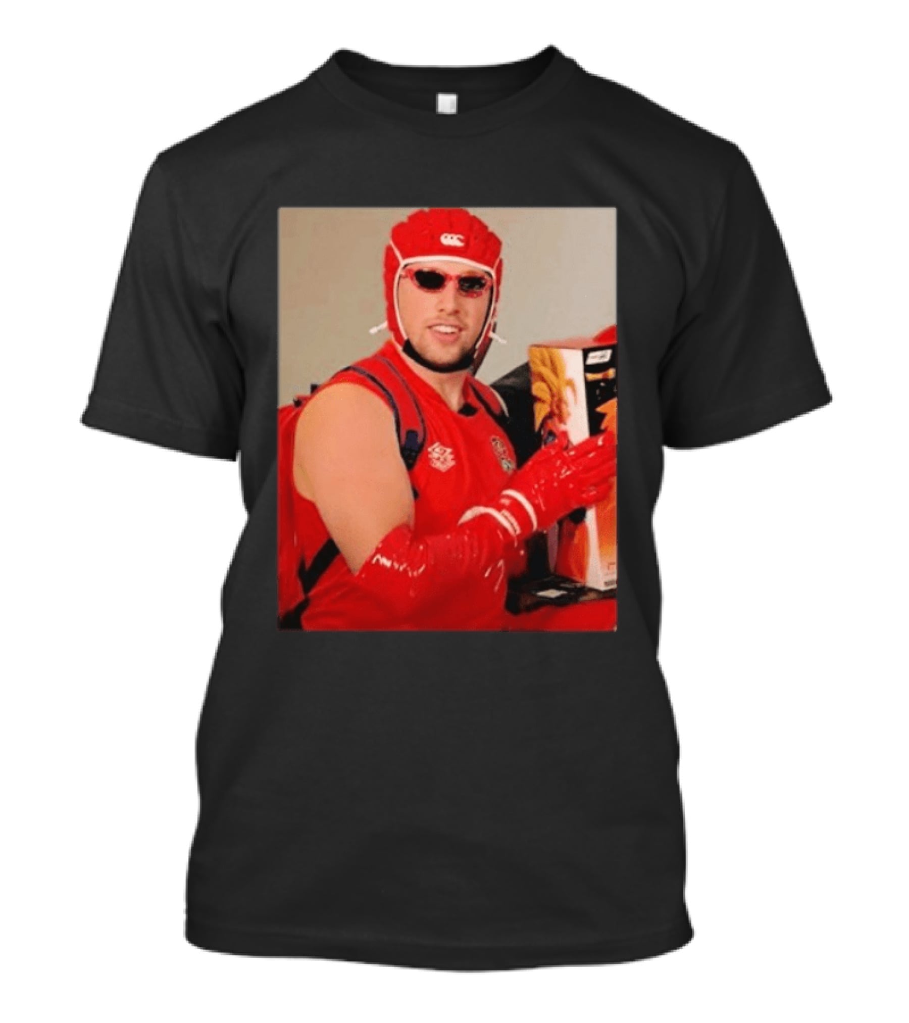 Sidemen Deepthroat Man Rugby Costume Toy Holder T-Shirt