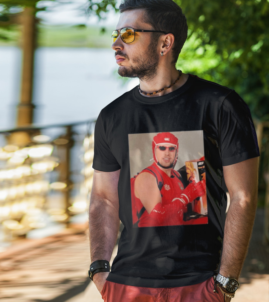 Sidemen Deepthroat Man Rugby Costume Toy Holder T-Shirt