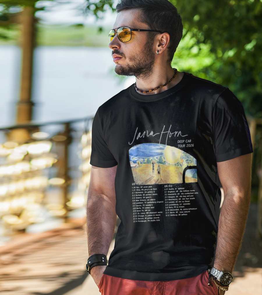 Jana Horn Deep Car Tour 2026 Dates Texas Sun T-Shirt