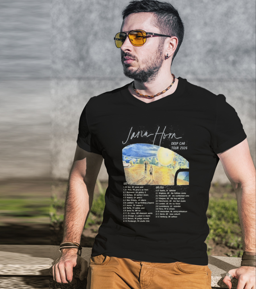 Jana Horn Deep Car Tour 2026 Dates Texas Sun T-Shirt