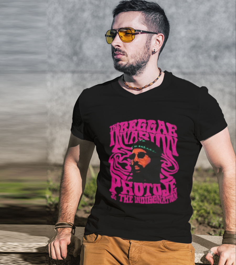 Reggae Invasion Tour UK 2026 Protoje And The Indiggnation T-Shirt