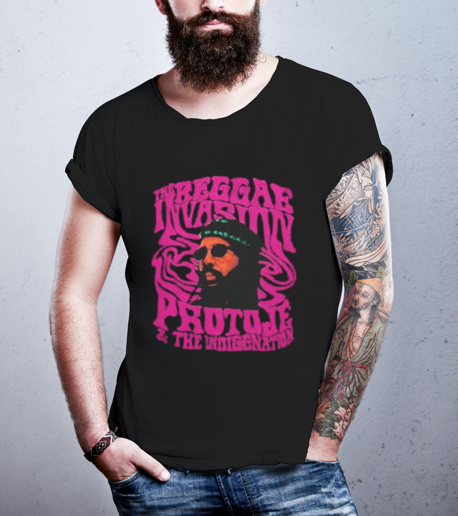 Reggae Invasion Tour UK 2026 Protoje And The Indiggnation T-Shirt