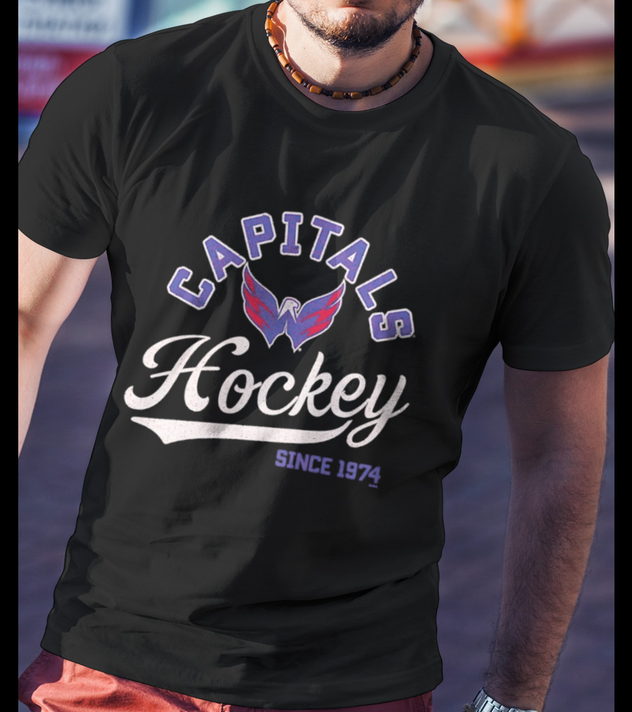 Washington Capitals Hockey Capitals Since 1974 T-Shirt