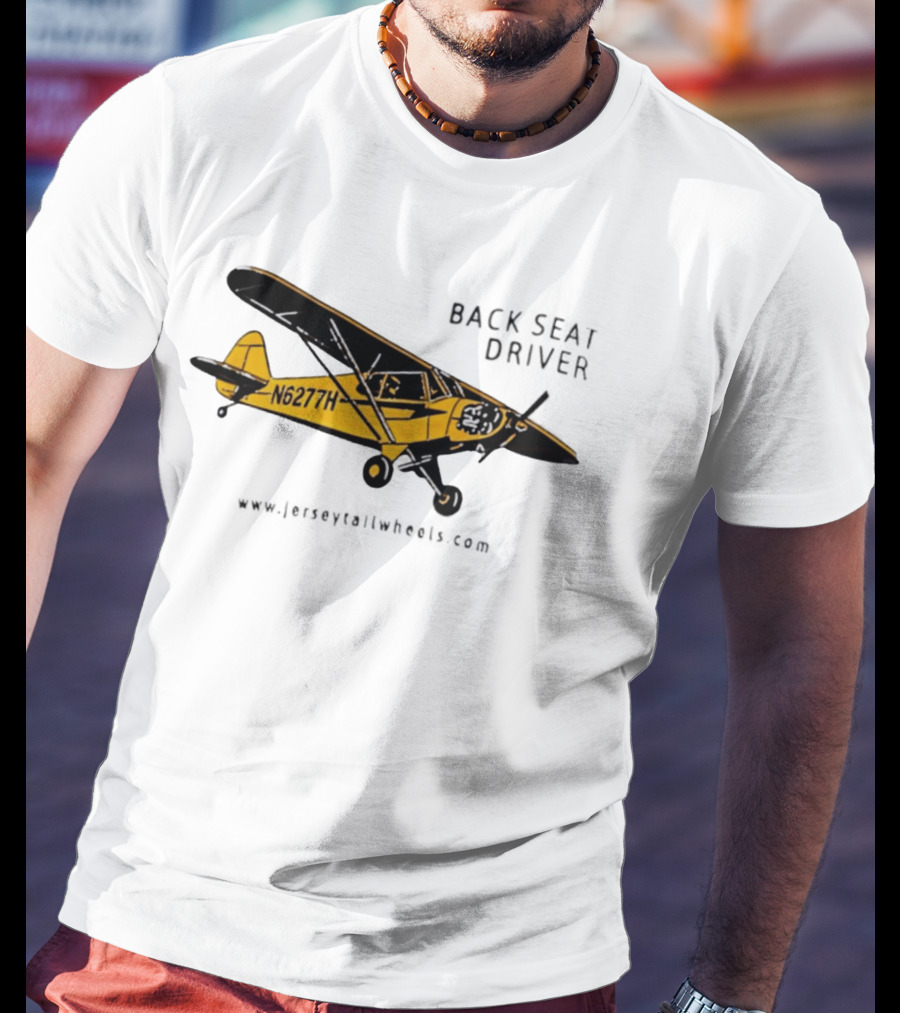 Back Seat Driver N6277H Yellow Aircraft T-Shirt