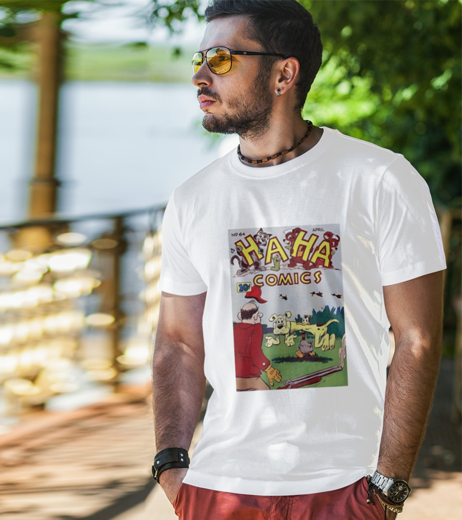 Ha Ha Comics No 64 April 10 Cent Vintage Cover T-Shirt