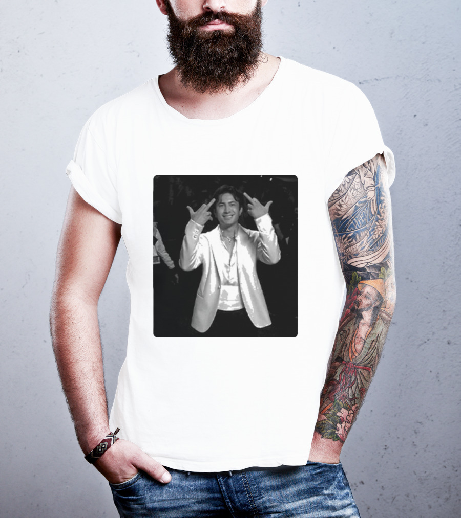 Hudson Williams Glambot Heated Rivalry Jacket Gesture T-Shirt