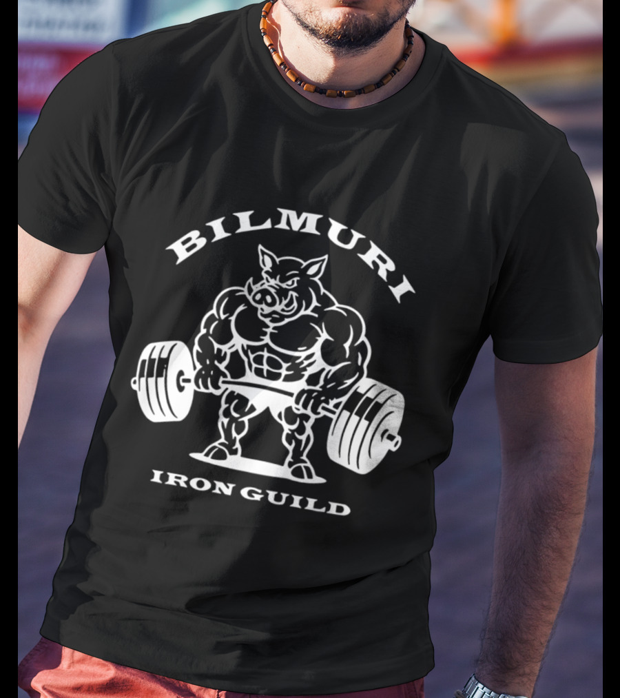 Bilmuri Iron Guild Powerlifting Boar T-Shirt