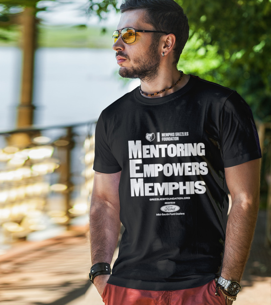 Mentoring Empowers Memphis Grizzlies Foundation Collaboration T-Shirt