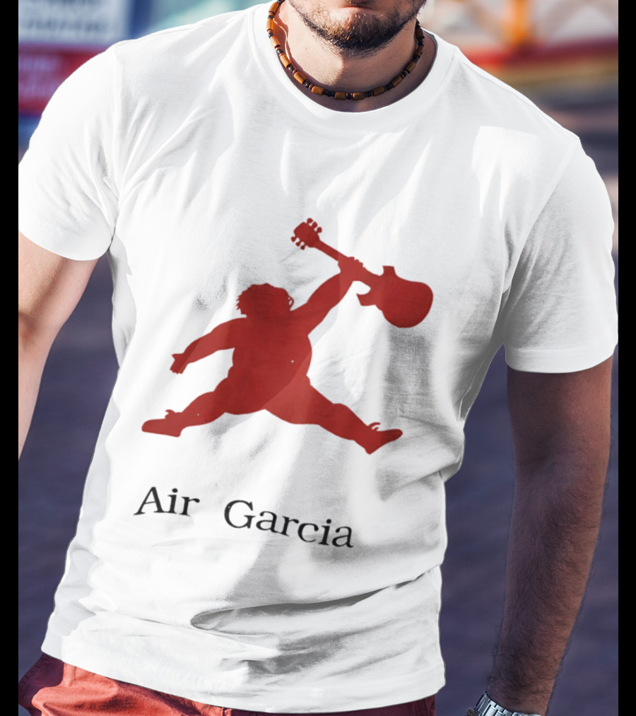 Air Garcia Jerry Garcia Silhouette Iconic Rock Legend T-Shirt