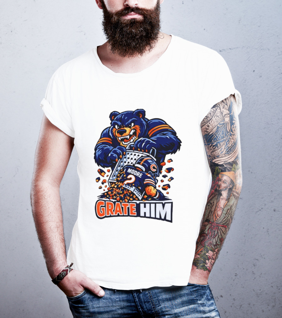 Chicago Bears Grate Him Moore 2 T-Shirt