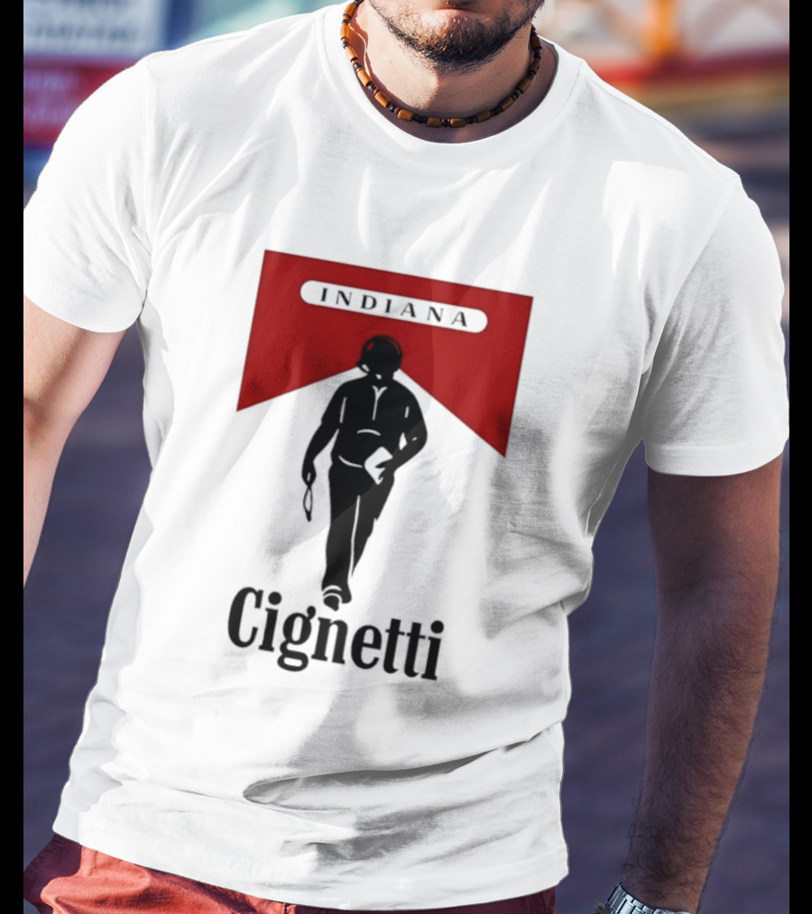 Indiana Cignetti Coach Marlboro Cigarette T-Shirt