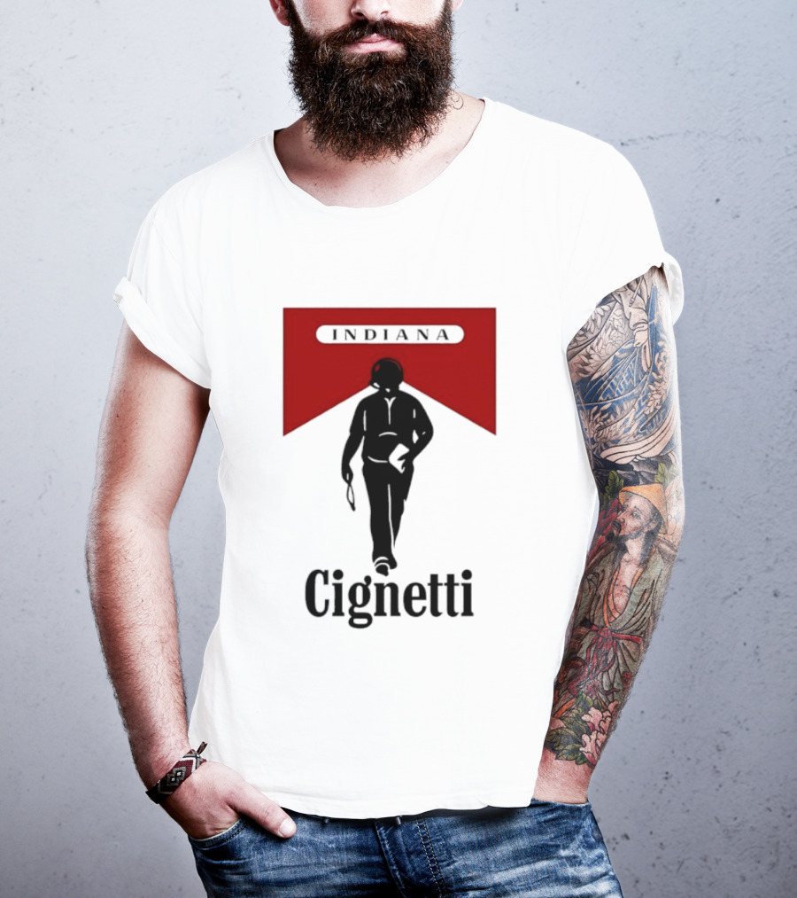 Indiana Cignetti Coach Marlboro Cigarette T-Shirt