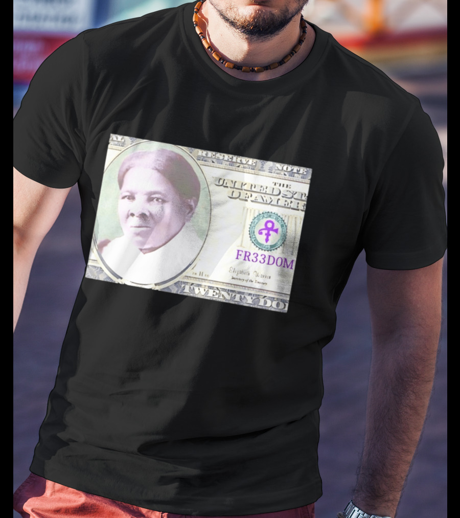 Harriet Tubman Twenty Dollar FR33DOM Note United States T-Shirt