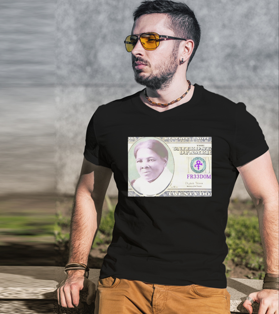 Harriet Tubman Twenty Dollar FR33DOM Note United States T-Shirt