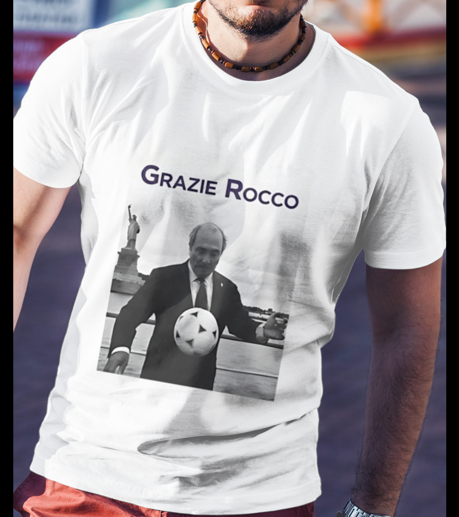 Grazie Rocco Commisso Statue Of Liberty Soccer T-Shirt