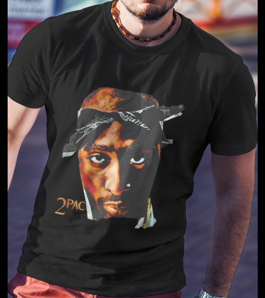 2Pac Bandana Style Face T-Shirt