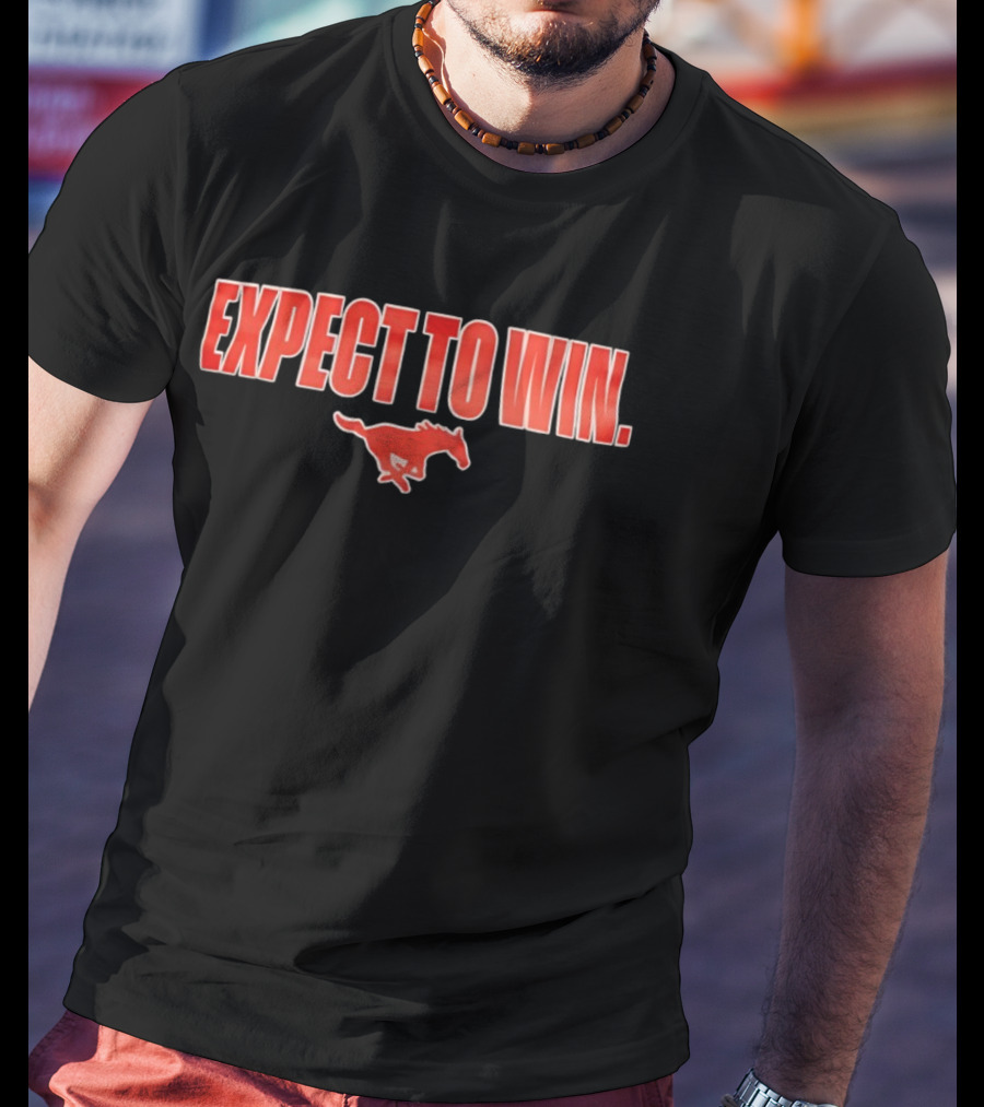 Expect To Win SMU Mustangs T-Shirt