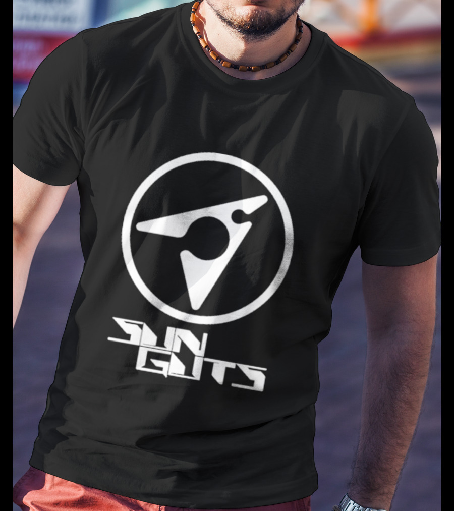Sun Guts Circular Monogram T-Shirt