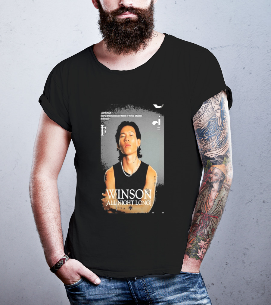 Winson All Night Long Factory International Home Of Aviva Studios Manchester April 2026 T-Shirt