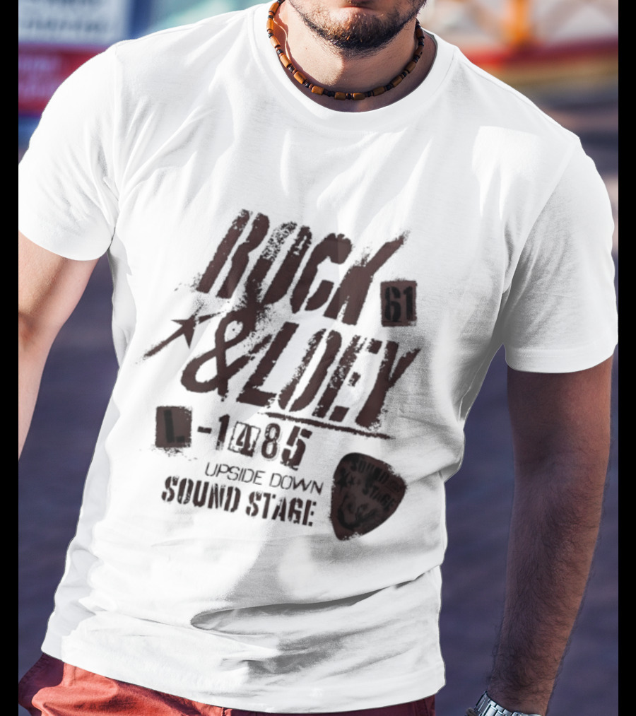 Rock 61 And Loey 1985 Upside Down Sound Stage T-Shirt