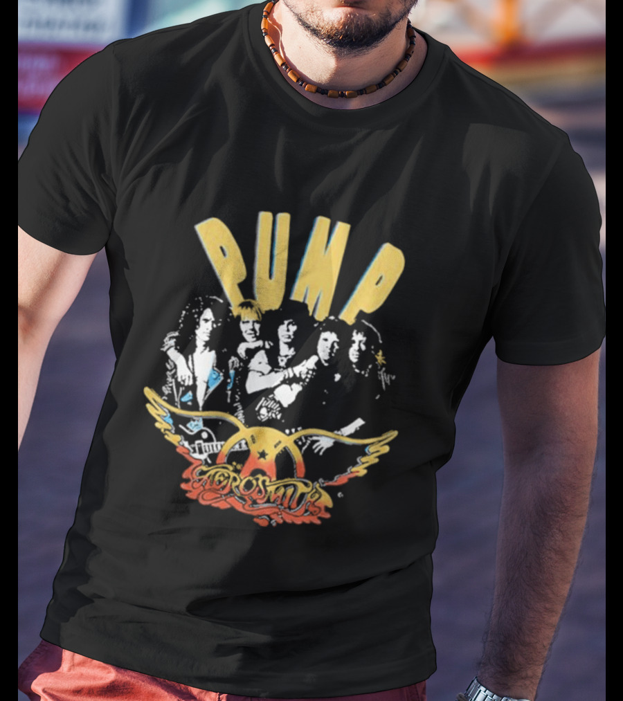Aerosmith Pump Album 1990 Tour Wings Iconic Band T-Shirt