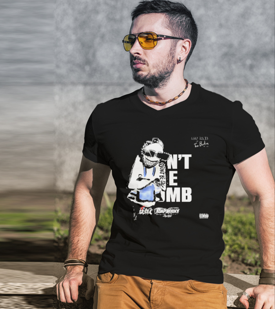 ASAP Rocky X Tim Burton Don't Be Dumb Collaboration T-Shirt