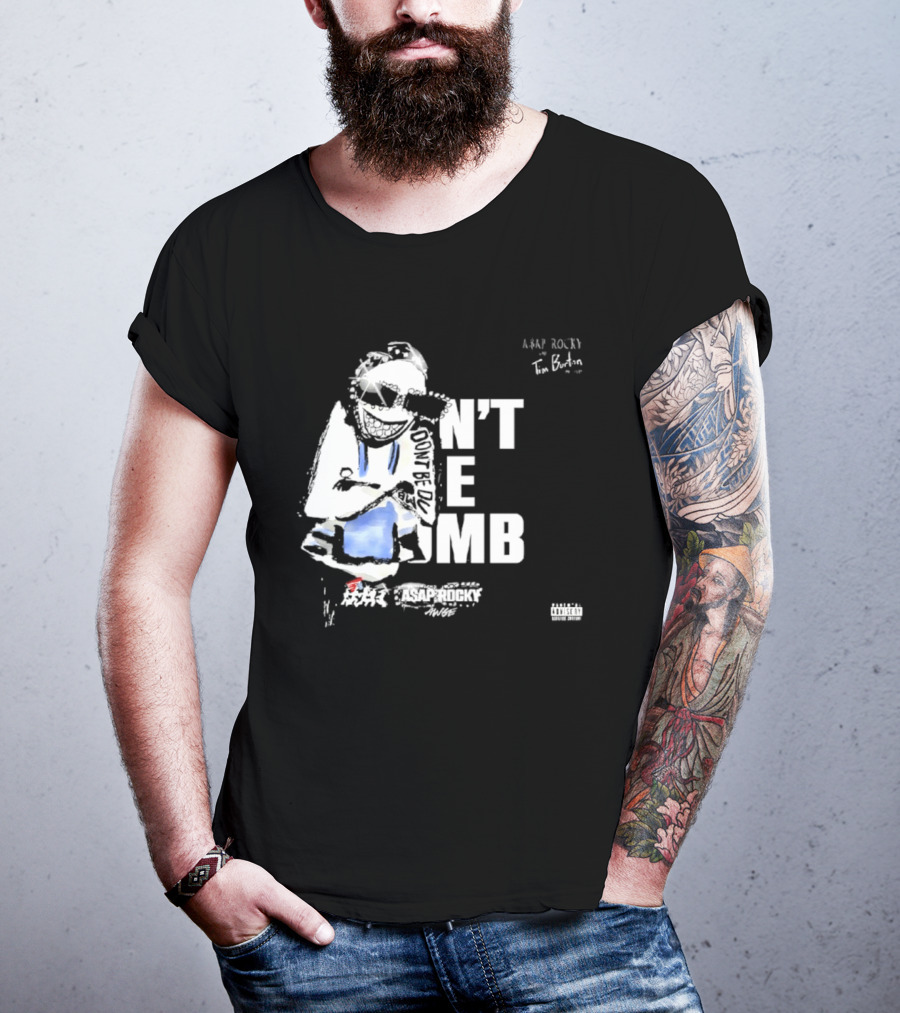 ASAP Rocky X Tim Burton Don't Be Dumb Collaboration T-Shirt