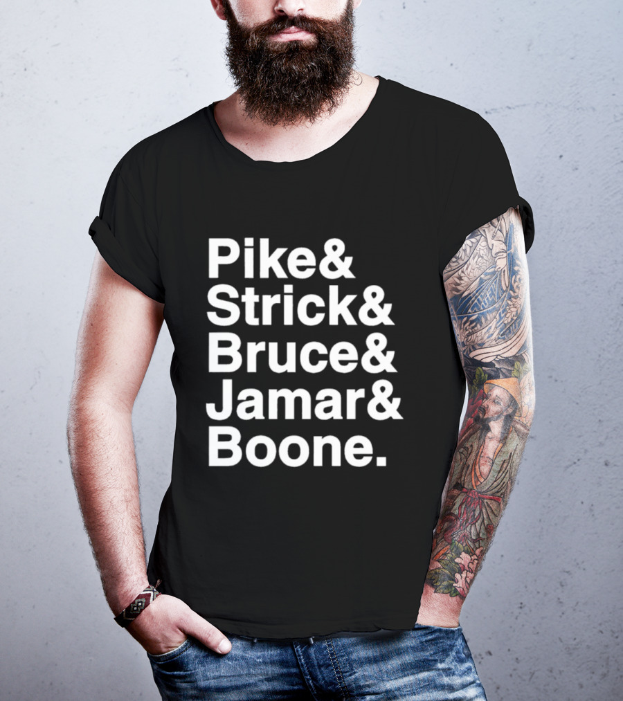 Pike Strick Bruce Jamar Boone Denver Nuggets Players T-Shirt
