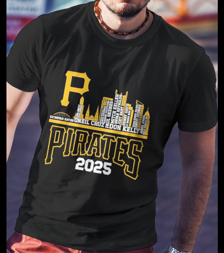 Pittsburgh Pirates City Skyline 2025 T-Shirt