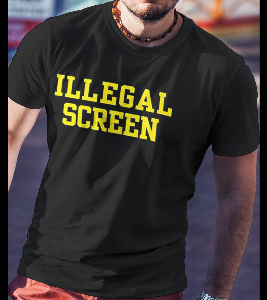 Illegal Screen Boston Celtics Basketball Humor T-Shirt